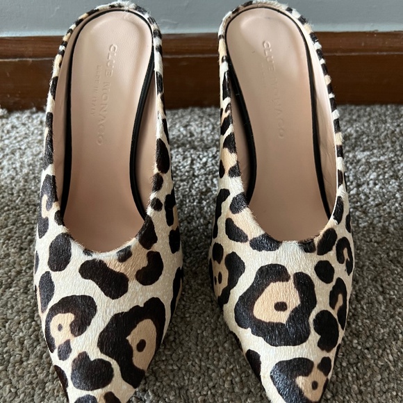 Club Monaco animal print mules - Picture 1 of 8